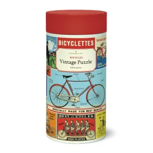 Cavallini 1000pc Vintage Puzzle - Bicycles